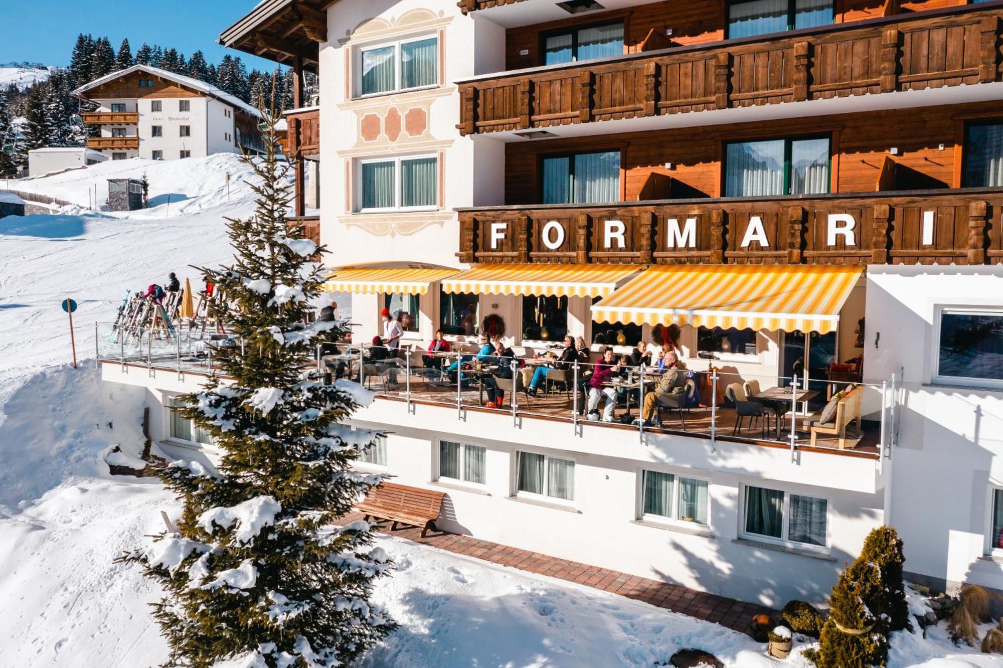 Hotel Restaurant Formarin Oberlech Eksteriør bilde